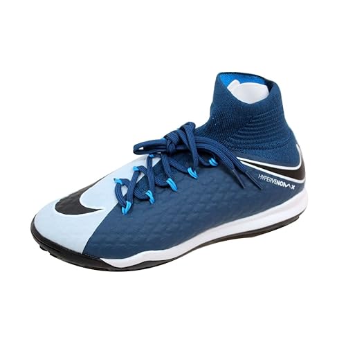 Nike Unisex-Kinder Hypervenom X Proximo II DF TF Fußballschuhe Blau Dunkelblau/Hellblau, 38 EU
