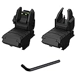 Fiber Optic Sights Flip Up Front and Rear Sites