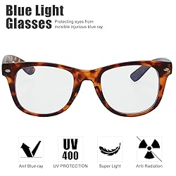 The Fresh Blue Light Blocking Glasses Square Horn