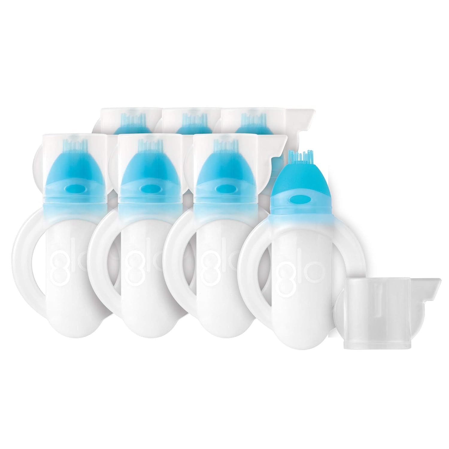 GLO Brilliant 7 Pack Teeth Whitening Gel Treatment Kit for Fast, Pain-Free, Long Lasting Results. Clinically Proven. Includes 7 GLO Vials: Premium Beauty