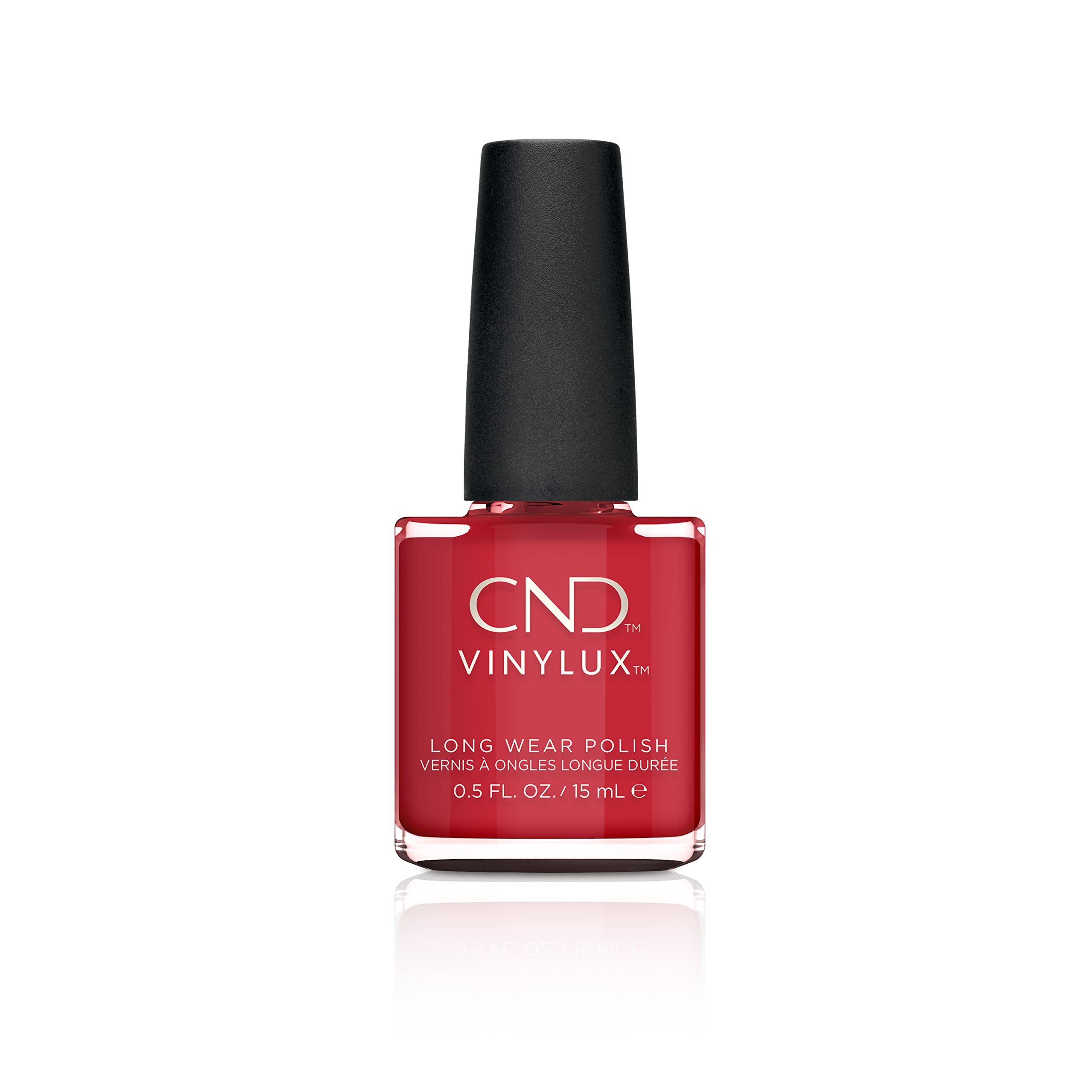CND Vinylux Long Wear Nail Polish (No Lamp Required), 15 ml, Red, Rouge Red
