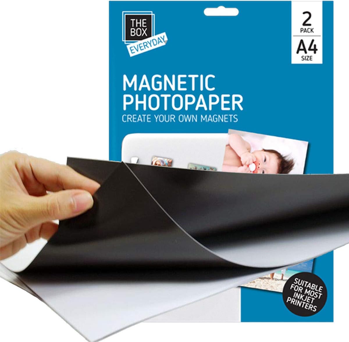 Deluxe 10 x A4 Magnetic Gloss Photo Paper Inkjet Digital Fridge Magnet Printing Paper by Lizzy®