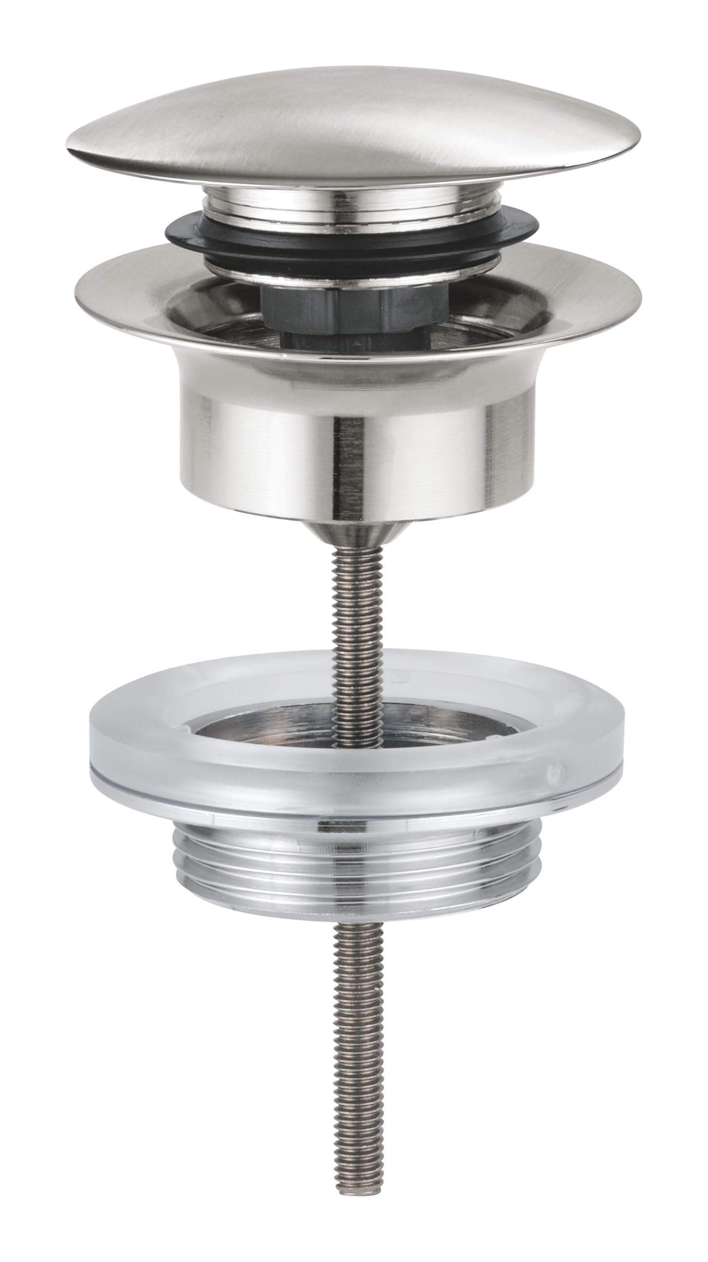 GROHE Waste Set with Push-Open Plug Supersteel 65807DC0