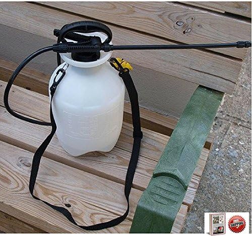 Poly Garden Sprayer Adjustable Spray Pattern, Long Handle, Multipurpose,1 Gallon &amp; eBook by BestOffer4You