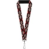 Buckle-Down Lanyard - 1.0" - Navajo Red/black/gray/red Accessory