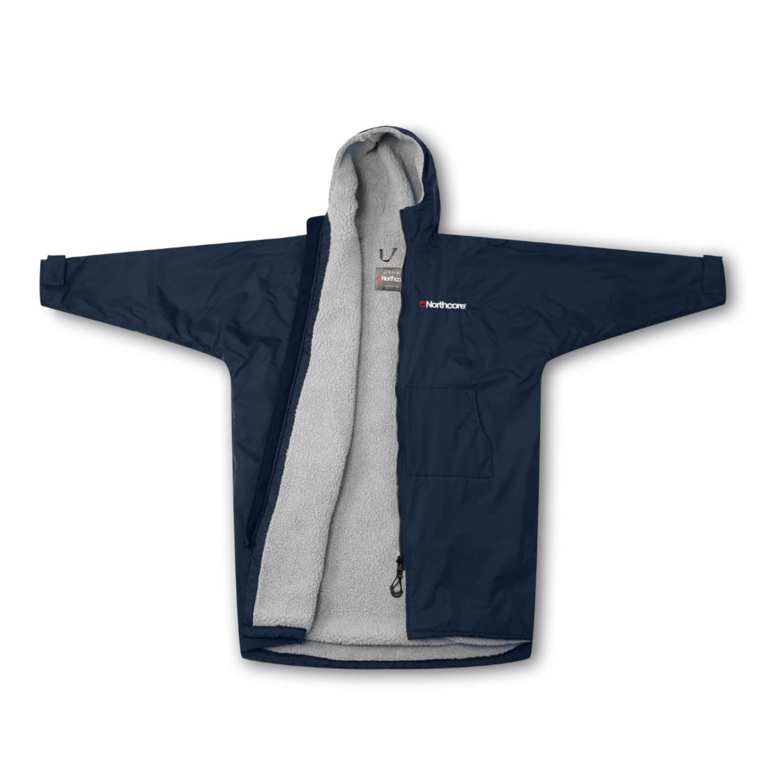 Northcore Surfing and Watersports Accessories - Beach Basha Sport Long Sleeve Changing Robe Blue