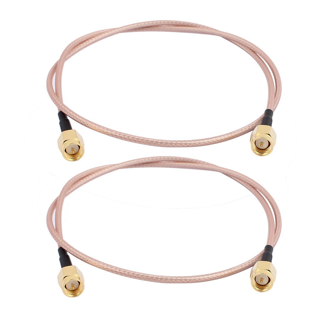 GTIWUNG 2 Pack SMA Male to SMA Male Connector Extension Cable RG316 SMA Antenna Cable for WiFi Wireless Pigtail Jumper Low Loss Patch Lead For SDR Devices Baofeng FPV FCC Emissions Testing