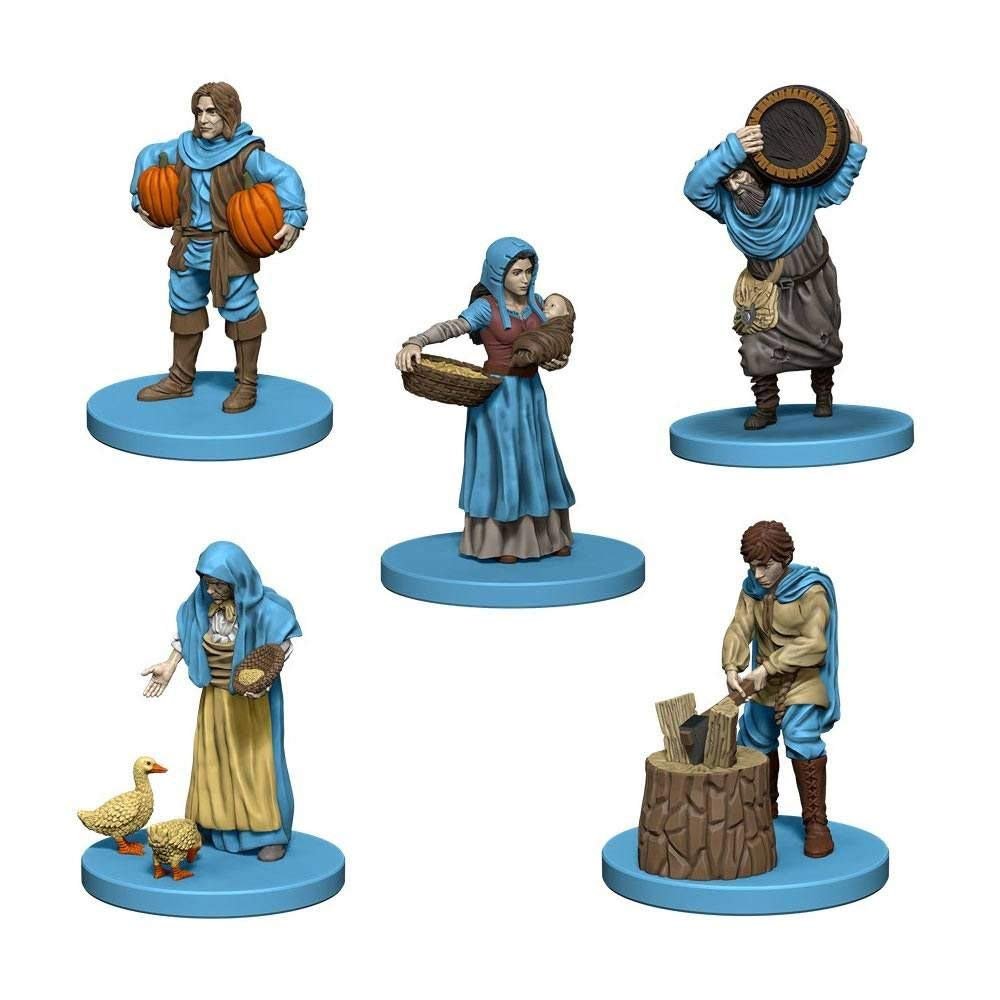WizKids Mayfair Games Europe MFG72866 Agricola Game Expansion: Blue (5 Figures), Multi-Colour