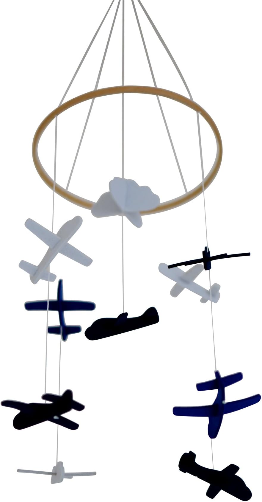 Felt Cot Mobile - Planes Theme/Nursery Mobile/Nursery Ceiling Hanging/Nursery Decor