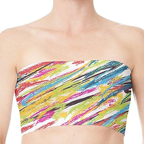 Socks Speak Women Seamless Chest Wrap colorful Girl Chest Binder Tank Top