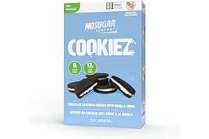 *NEW* No Sugar Sandwich Cookiez - Keto Food, Sugar Free Treats, Healthy Snack Foods, Diabetic Friendly, Ketogenic Products (2