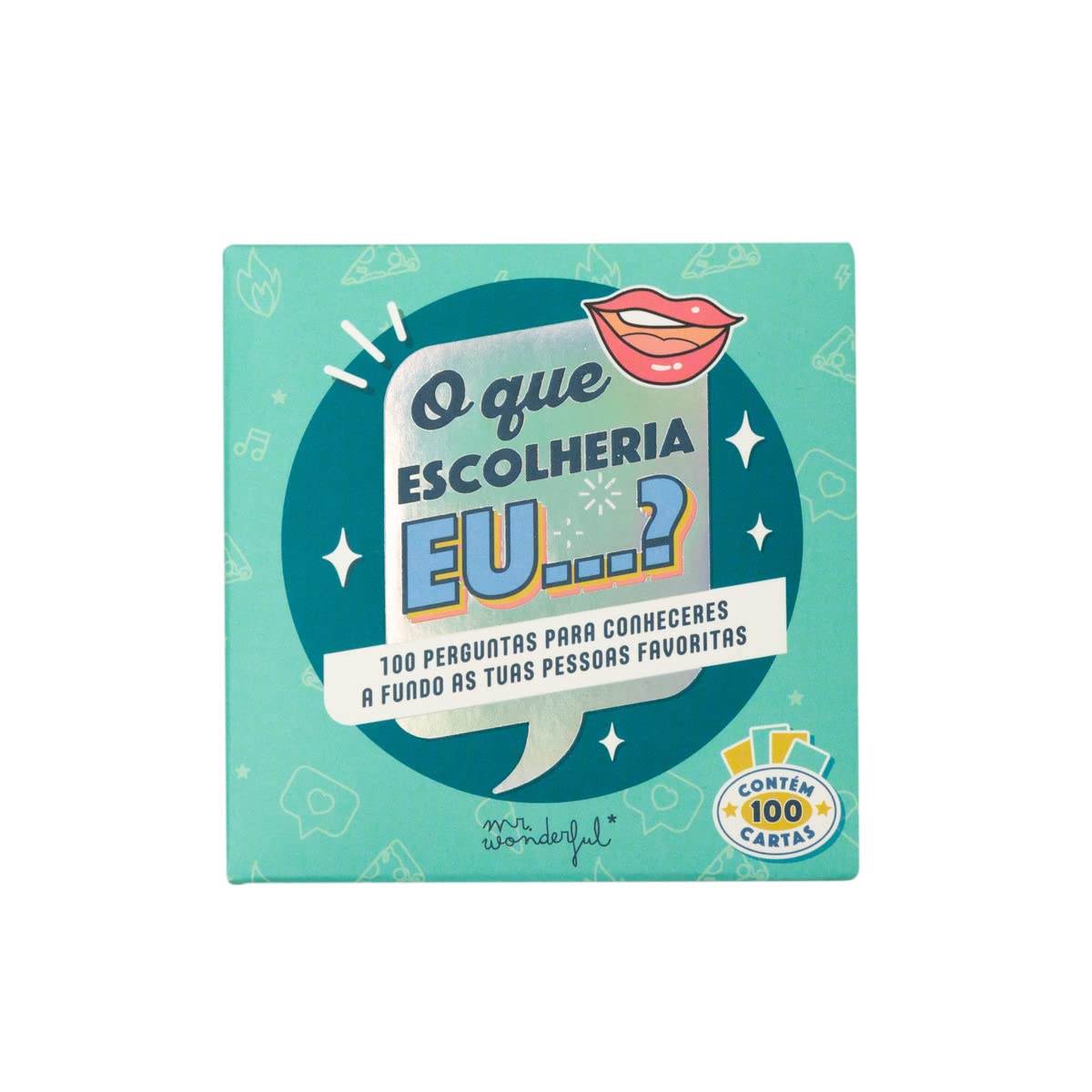 Mr. Wonderful Card Game, 250 g paper, Multicoloured, Estándar