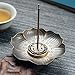 Brass Lotus Stick Incense Burner and Cone Incense Holder Ash Catcher