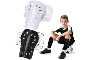 JAYRUIMICE 2 Pairs Shin Guards Soccer for Kids,Shin Pads Extra Lightweight Breathable Slide in Shin Guard for Football Training Match Outdoor Activities Protective Slip-in Shin Guards for Boys Girls
