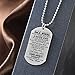 ZXOTTY My Son Never Forget How Much I Love Mom Mommy Dog Tag Military Air Force Navy Coast Guard Necklace Ball Chain Gift for Best Son Birthday Graduation Stainless Steel