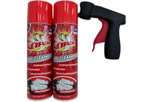 Refrigeration Technologies Viper Non-Rinsing Coil Cleaner RT375A (2-Pack) + Can Gun Tool Aerosol Sprayer