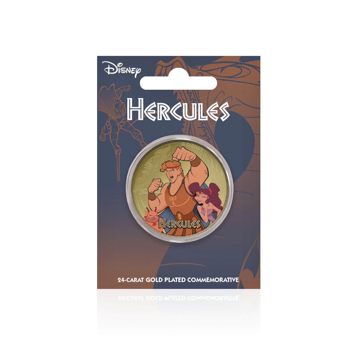 Disney Gift Classic Movie Collectable Commemorative Gold Coin Medal Hercules