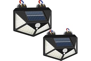 DZGKGM Magnetic RV Light Solar Light with Super Strong Magnet – Motion Sensor Lights for Trailers, Campers | Outdoor & Exterior Lighting, RV Porch & Awning Lights, Easy Installation, 2 Pack