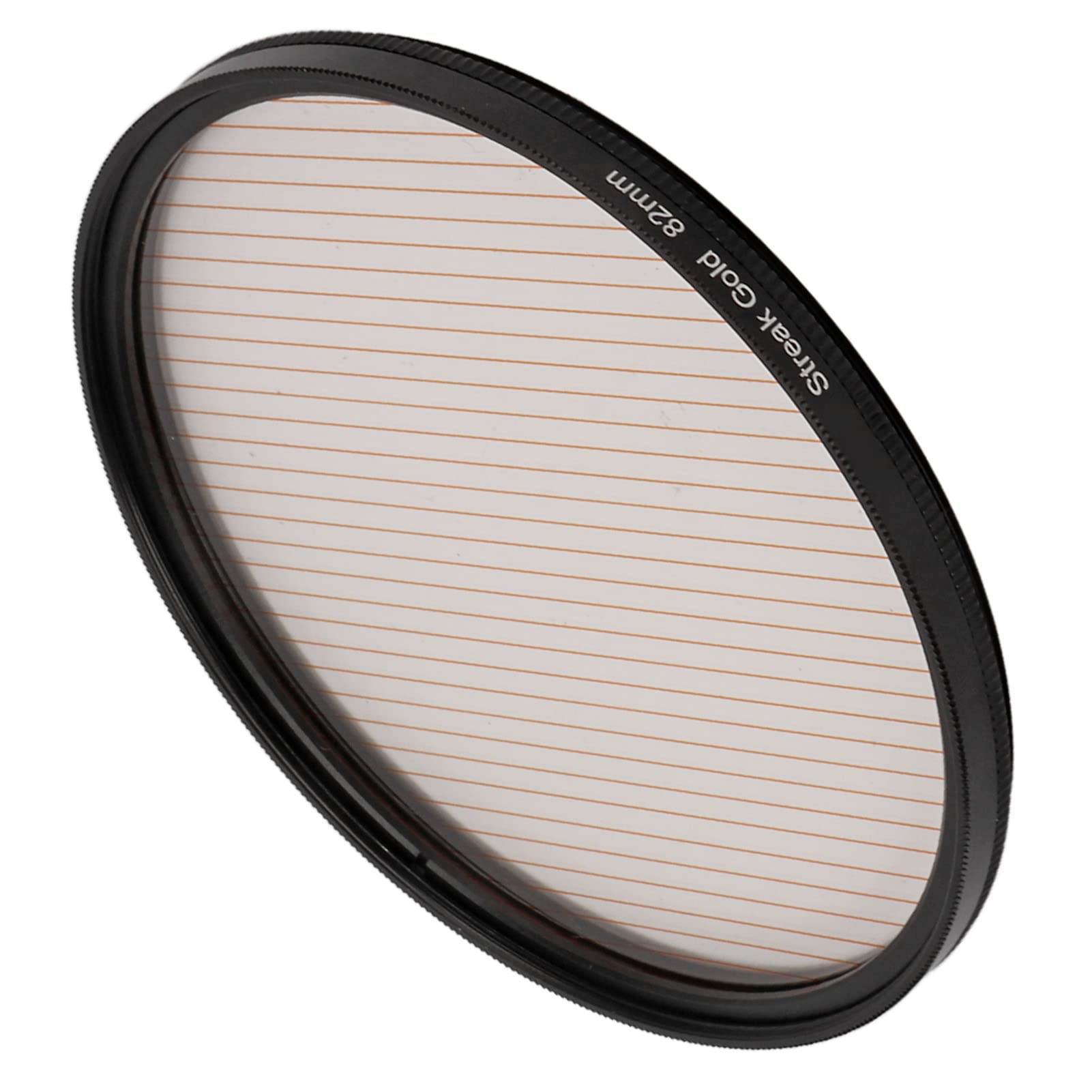 Annadue 82mm Blue/Golden Streak Anamorphic Effect Filter, Special Cinematic Effects Filter Optical Glass, for for for etc(Golden Streak)