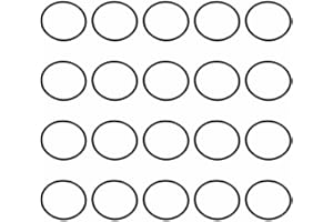 HARFINGTON 20pcs Nitrile Rubber O-Rings 30mm OD 26mm ID 2mm Width Metric Buna-N NBR Sealing Gasket Plumbing Sealing Repair O Rings for Car Auto Vehicle Repair Faucet Air Gas