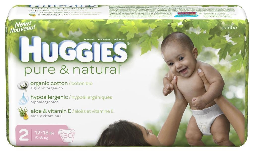 huggies pure and natural diapers