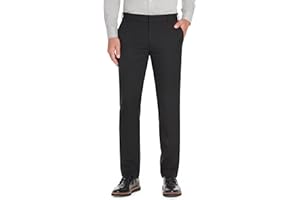 Van Heusen Men's Slim Fit Stretch Flat Front Traveler Pant