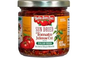 Bella Sun Luci Sun Dried Tomato Julienne Cut with Italian Herbs and Extra Virgin Olive Oil