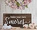 Elegant Signs Outdoor Party Decorations Smores Bar Sign Supplies for Wedding