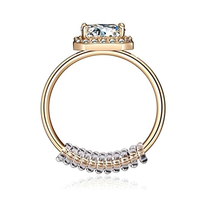 Daesar Ringverkleinerer Ring Size Adjuster für Großringe Damen oder Herren Ringgröße Paaform 3/5mm