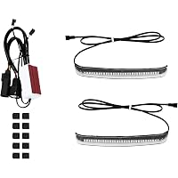 Motorcycle Saddlebag Tail Light LED Lamp - Sequential Turn Signal For Harley Touring Models 2014-2022