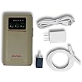 ENGEL Ultra Quiet Lithium-Ion USB Rechargeable Live Bait Aerator Pump & Bubbler with Universal Clip fits Most Bait Buckets (Tan)
