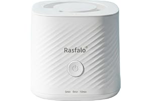 Rasfalo Retainer Cleaner, 48kHz Ultrasonic Retainer Cleaner Machine, 200ML Ultrasonic Cleaner with UV Light, Dental Cleaning 
