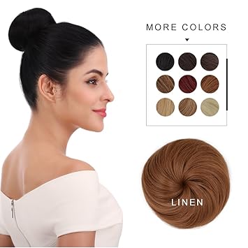 Amazon Com Synthetic Hair Bun Reecho Hair Extensions Chignon For