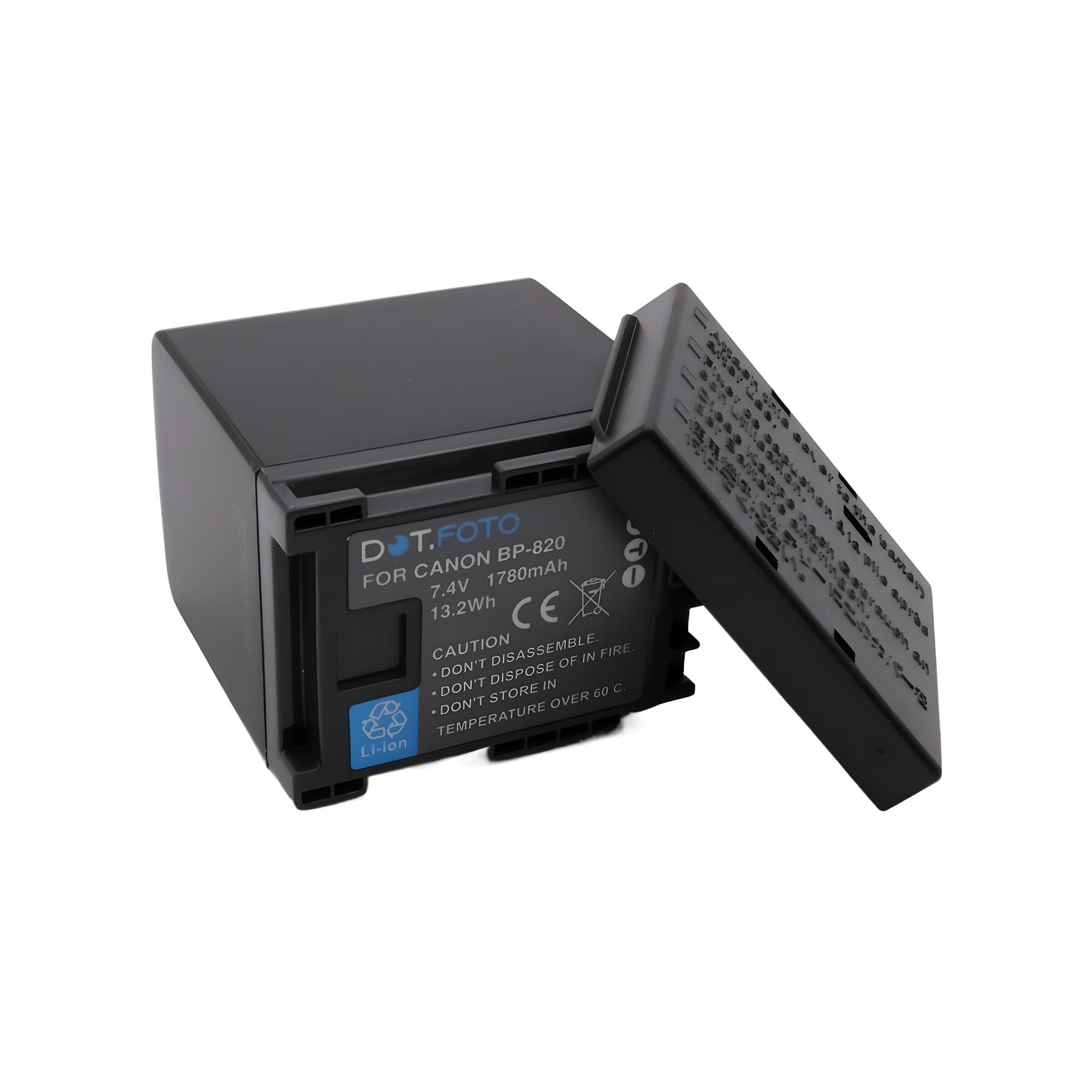 Dot.Foto BP-820 Premium 7.4v / 1780mAh Rechargeable Battery for Canon LEGRIA/VIXIA HF G26 G30 G40 G50 G60 G70 / GX10 / XA11 XA15 XA20 XA25 XA40 XA45 XA50 XA55 XA60 XA65 XA70 XA75 XF400 XF405