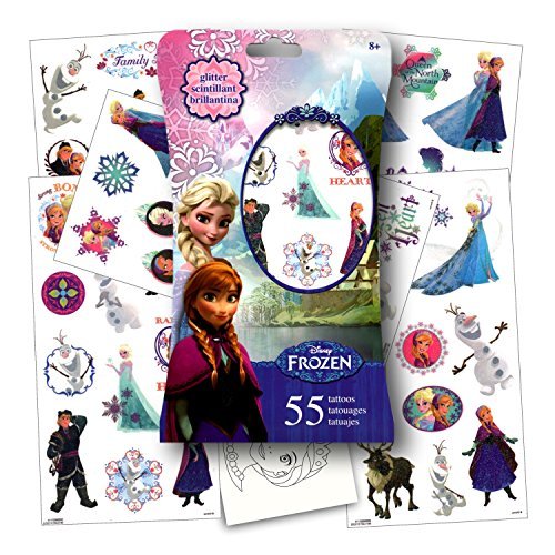 Buy Disney Frozen Glitter Temporary Tattoos Featuring Featuring Anna