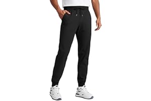 CRZ YOGA All Day Comfy Pull-On Golf Joggers for Men 28"/30"/32" - Quick Dry Lightweight Work Casual Pants with Pockets