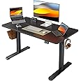 FEZIBO Electric Standing Desk, Height Adjustable Stand up Desk, 40 x 24 Inches Sit Stand Home Office Desk, Computer Desk, Black