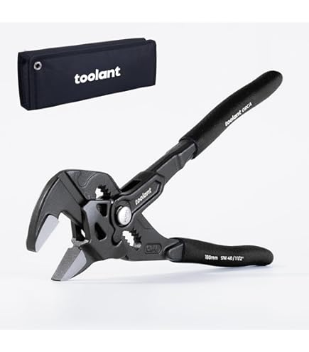 WORKPRO 7-Inch Pliers Wrench, CR-V Construction Wrench Pliers