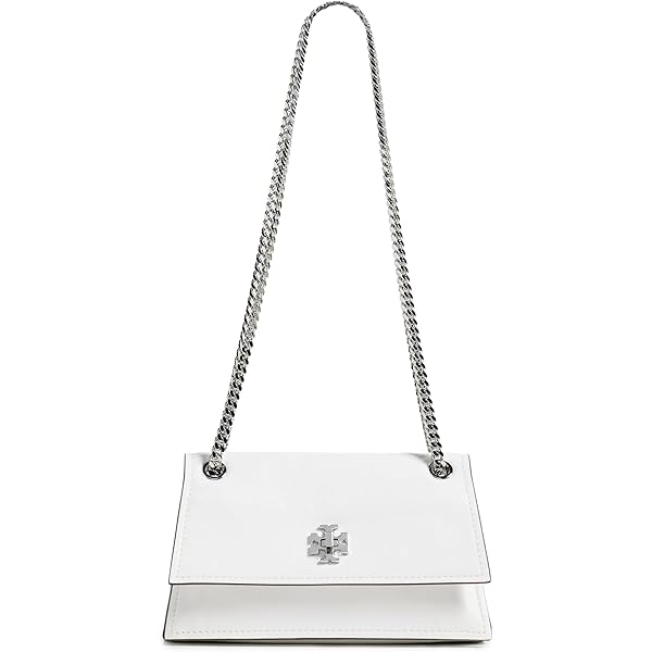 Tory Burch Women's Kira Turnlock Mini Bag, Bianco, One Size