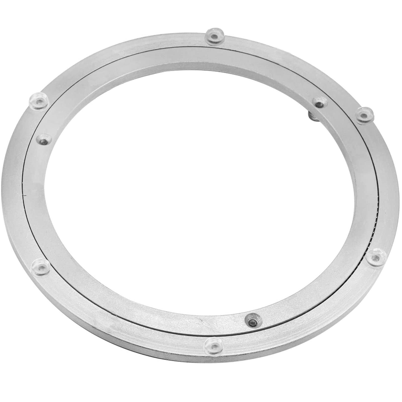 Aluminium Alloy Turntable Bearing, Heavy Duty Swivel Turntable Lazy Susan Rotating Bearing Turntable Round Dining Table Smooth Swivel Plate Hardware (300mm - 12inch) — image 1