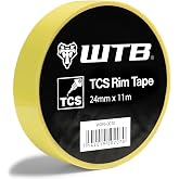 WTB Tubeless Bicycle Rim Tape (24mm x 11m) Easy Tubeless Setup &amp; Airtight Seal, Compatible with All Tubeless Rims