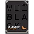 Western Digital 8TB WD Black Performance Internal Hard Drive HDD - 7200 RPM, SATA 6 Gb/s, 256 MB Cache, 3.5" - WD8001FZBX