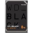 Western Digital 8TB WD Black Performance Internal Hard Drive HDD - 7200 RPM, SATA 6 Gb/s, 256 MB Cache, 3.5" - WD8001FZBX