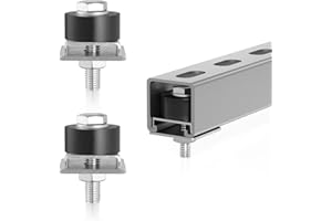 FEOTVO Trolley Roller Wheels Limit, Super Stable Trolley Assembly Positioning, Design for Use with 1-5/8" Wide or All 1-5/8" or Taller Strut Channel…