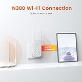 Tenda A9 N300 Universal WLAN Amplifier Repeater Two Antennas 300 Mbps White view 3