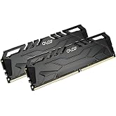 OLOy DDR4 RAM 16GB (2x8GB) Black Owl 3200 MHz CL16 1.35V 288-Pin Desktop Gaming UDIMM (MD4U0832161BJ0DA)