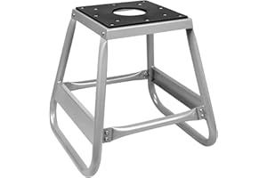 Donext Motorcycle Lift Stand Dirt Bike Stand Universal Panel Stand Moto Removable Maintenance Motocross Stand Hoist Lift Jack 600LB Capacity (Silver)