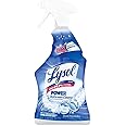 Lysol Bathroom Cleaner Spray, for Cleaning and Disinfecting, Bleach Free (Contains Hydrogen Peroxide), Cool Spring Breeze Scent, 22oz
