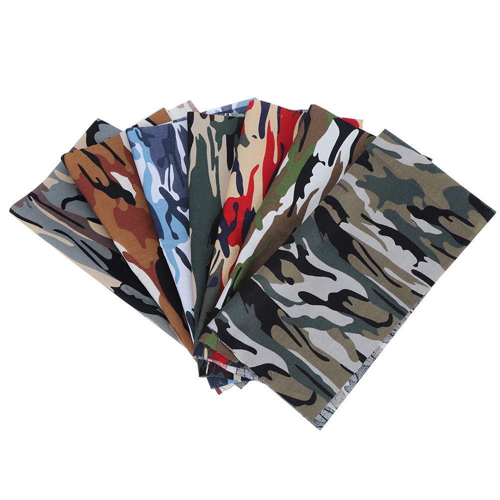 7Pcs 48x48cm Camouflage Print Fabric Cotton Cloth for DIY Craft Sewing Quilting Making Material Arts Crafts Sewing Fabric