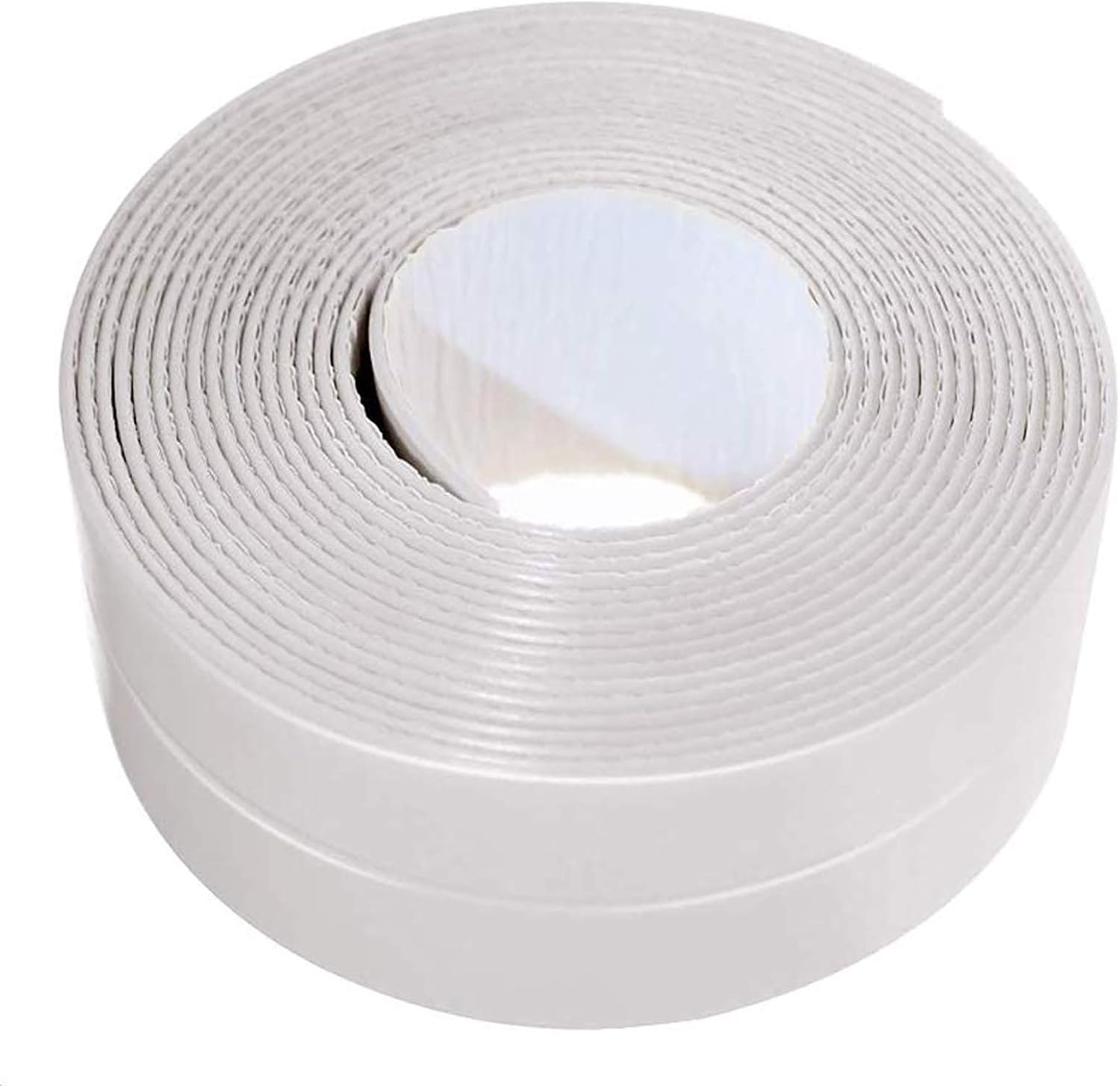 JEMESI Caulk Strip, PE Flexible Self Adhesive Tape Waterproof Sealing Tape Sealant Strip for Kitchen Bathroom, Bathtub